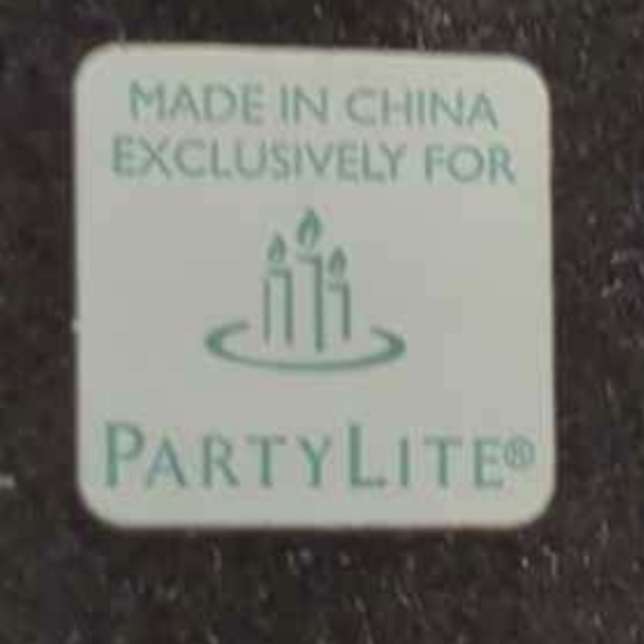 PARTYLITE Paris Retro Tealight Candle Lamp w/Jeweled Amber Frosted Shade 12"Hx8W - Picture 5 of 5